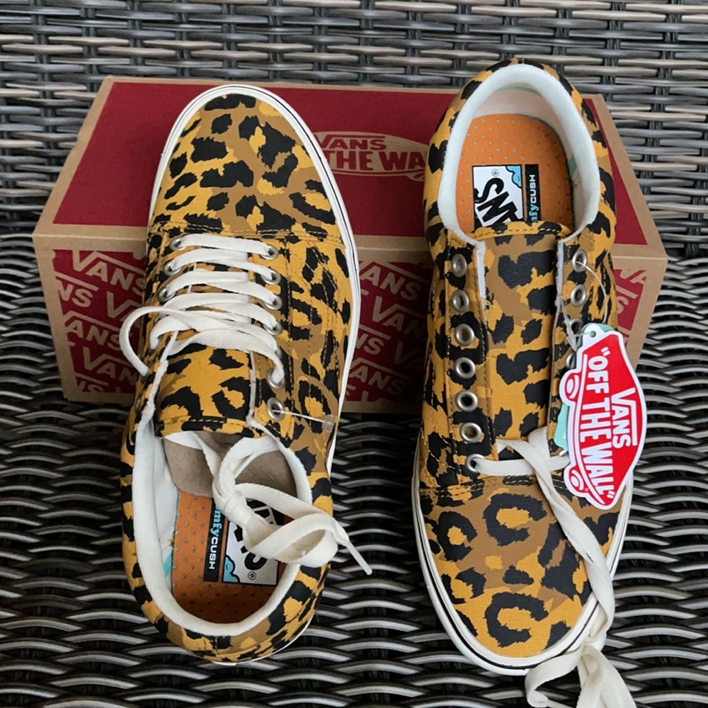 Vans Comfycush Old Sko Leopard MENS - Picture 13 of 16